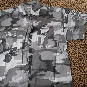 NWOT Combat clothing camouflage cargo set